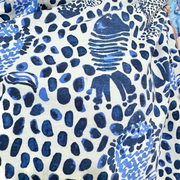 Lilly Pulitzer Evangelia Dress In High Tide Navy Heart And Sole Size Small - Picture 7 of 9